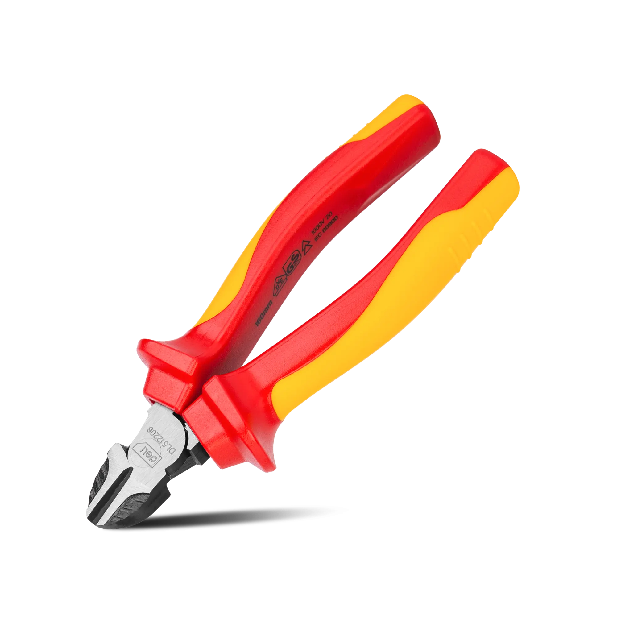 edl512206 insulated labor saving diagonal cutting pliers